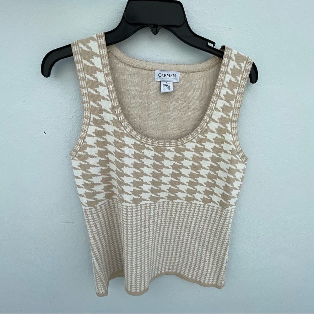Carmen Marc Valvo Tank Top